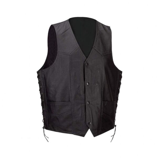 Motorbike Leather Vest