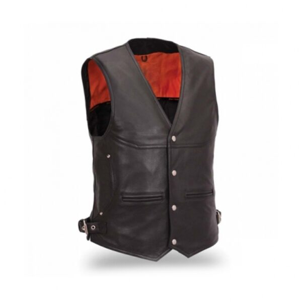 Motorbike Leather Vest